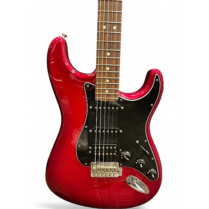 Used Fender Player Stratocaster HSS Candy Red Burst Solid Body Electric Guitar