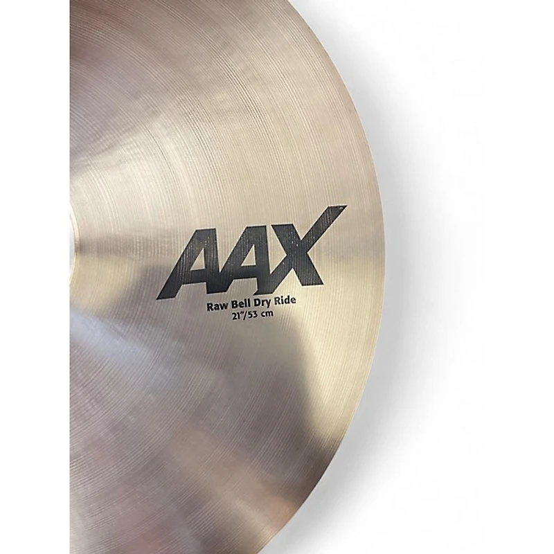 Used SABIAN 21in AAX Raw Bell Dry Ride Cymbal
