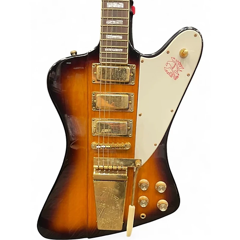 Used Epiphone Firebird VII 2 Tone Sunburst Solid Body Electric Guitar