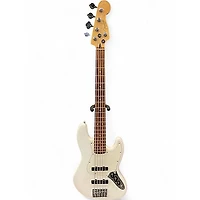 Used Fender Player Jazz Bass V Olympic White Electric Bass Guitar