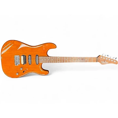 Used Schecter Guitar Research Traditional Van Nuys Natural Solid Body Electric Guitar