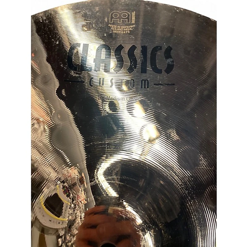 Used MEINL 16in Classics Custom Medium Crash Cymbal