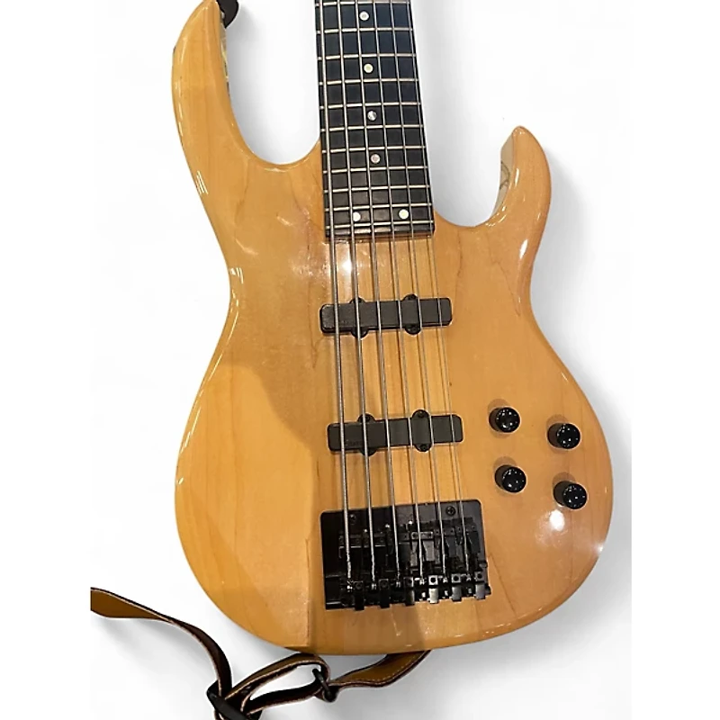 Used Carvin LB76 Natural Electric Bass Guitar