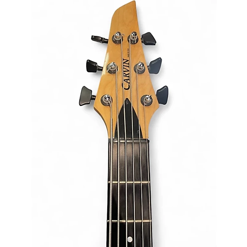 Used Carvin LB76 Natural Electric Bass Guitar