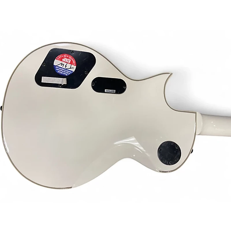 Used ESP LTD James Hetfield Signature Iron Cross Snow White Solid Body Electric Guitar