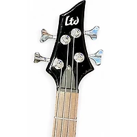 Used ESP LTD F104 Black Electric Bass Guitar
