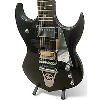 Used Silvertone Paul Stanley PSSN1 Black Solid Body Electric Guitar