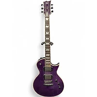 Used ESP LTD EC1000 Deluxe Purple Solid Body Electric Guitar