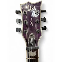 Used ESP LTD EC1000 Deluxe Purple Solid Body Electric Guitar