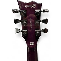 Used ESP LTD EC1000 Deluxe Purple Solid Body Electric Guitar