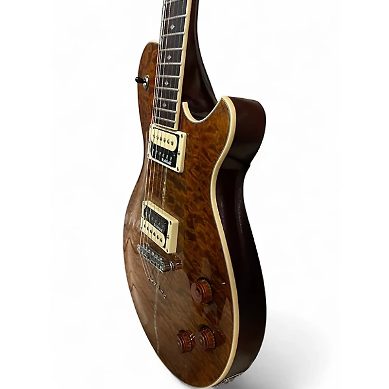 Used Michael Kelly PATRIOT CUSTOM Amber Solid Body Electric Guitar