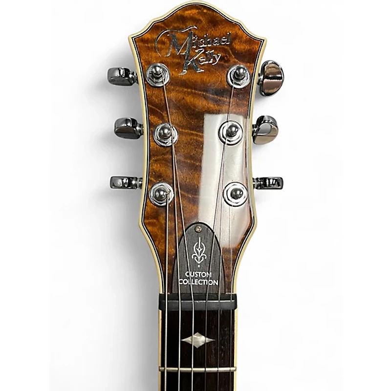 Used Michael Kelly PATRIOT CUSTOM Amber Solid Body Electric Guitar