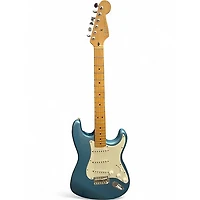 Used Fender Stratocaster Teal Solid Body Electric Guitar