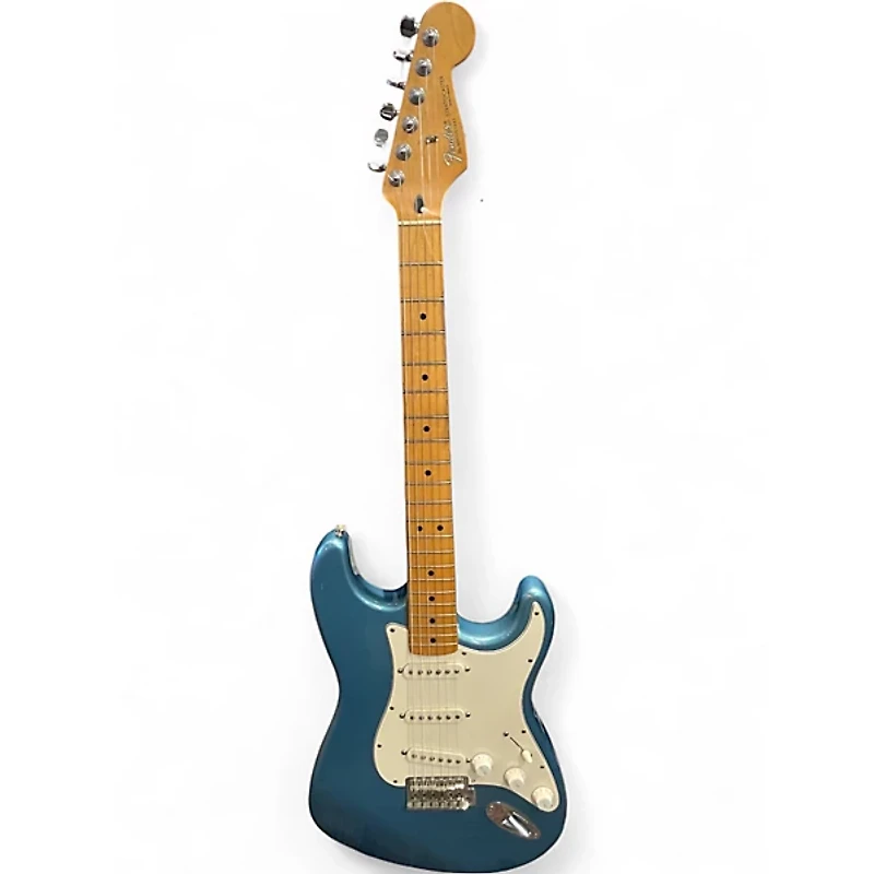 Used Fender Stratocaster Teal Solid Body Electric Guitar