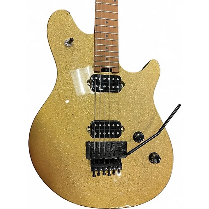 Used EVH Wolfgang Standard Gold Sparkle Solid Body Electric Guitar