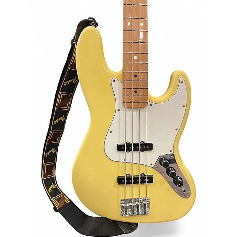 Used Fender Player Jazz Bass Buttercream Electric Bass Guitar