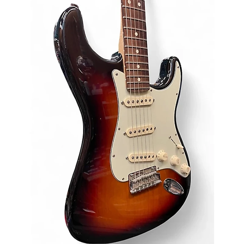 Used 2019 Fender American Professional Stratocaster SSS 3 Tone Sunburst Solid Body Electric Guitar