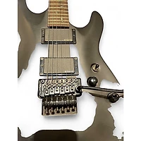 Used Schecter Guitar Research DAMIEN FR Black Solid Body Electric Guitar