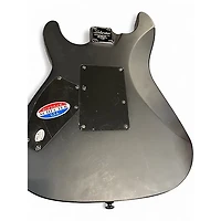 Used Schecter Guitar Research DAMIEN FR Black Solid Body Electric Guitar