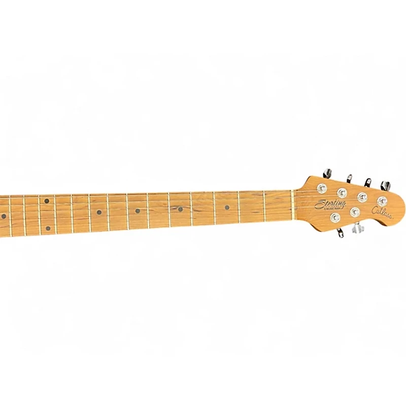 Used Sterling by Music Man CUTLASS Silver Solid Body Electric Guitar