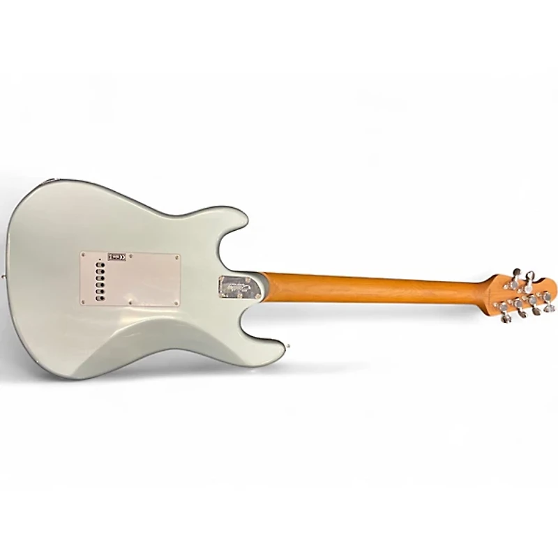 Used Sterling by Music Man CUTLASS Silver Solid Body Electric Guitar