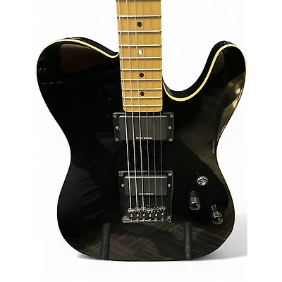 Used Schecter Guitar Research Diamond Series PT Black Solid Body Electric Guitar