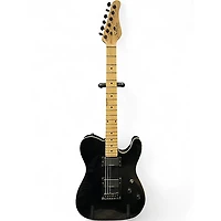 Used Schecter Guitar Research Diamond Series PT Black Solid Body Electric Guitar