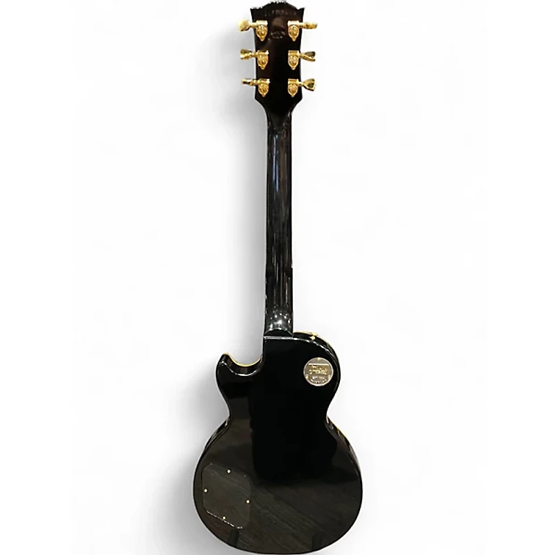Used Gibson Les Paul Classic Custom Black Solid Body Electric Guitar