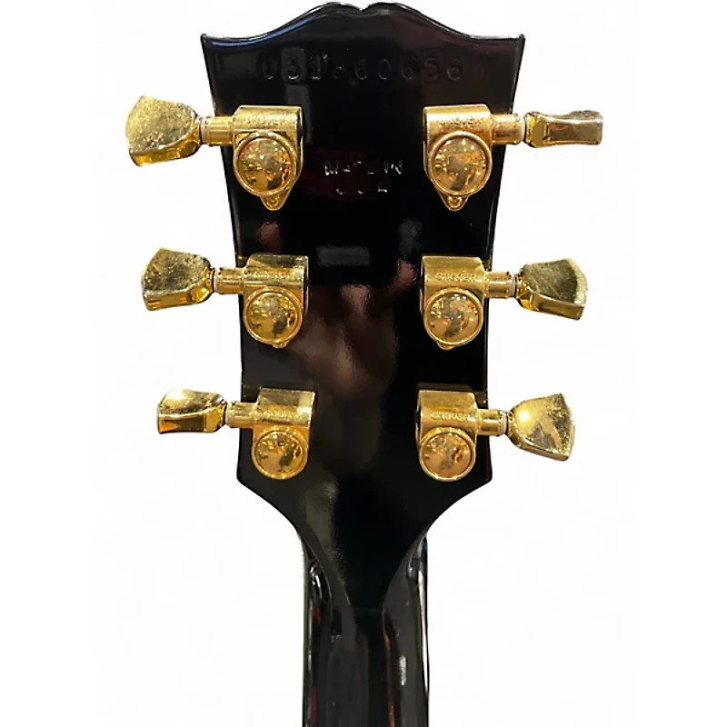 Used Gibson Les Paul Classic Custom Black Solid Body Electric Guitar