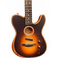 Used Fender Acoustasonic Player Telecaster SHADOWBURST Acoustic Electric Guitar