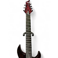 Used Schecter Guitar Research C7 Silver Mountain Blood Moon Solid Body Electric Guitar