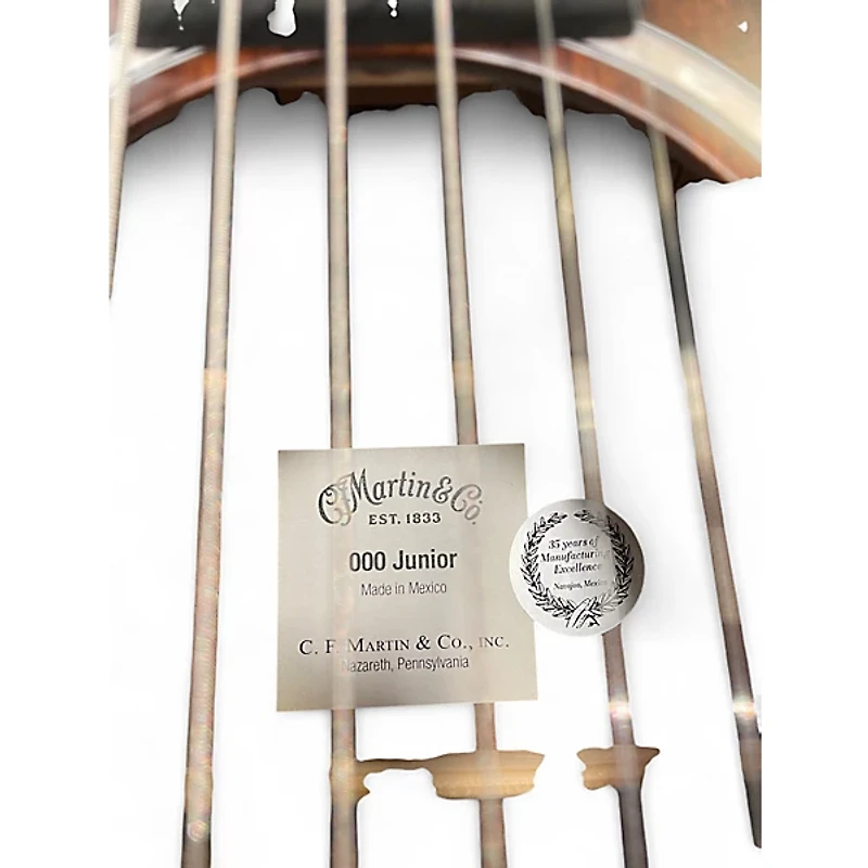 Used Martin 000 JUNIOR Natural Acoustic Electric Guitar