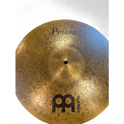 Used MEINL 15in Byzance Dark Hi Hat Pair Cymbal