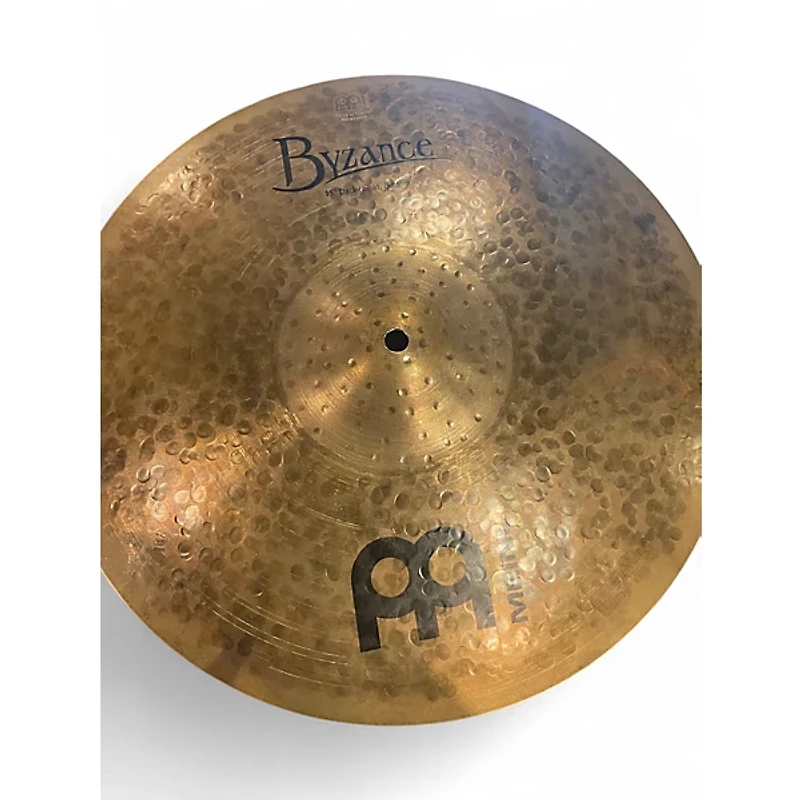 Used MEINL 15in Byzance Dark Hi Hat Pair Cymbal