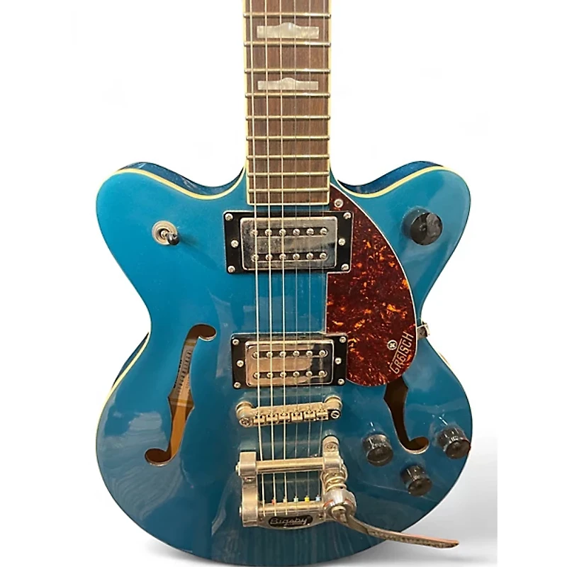 Used Gretsch Guitars Streamliner g2657t Turquoise Hollow Body Electric Guitar