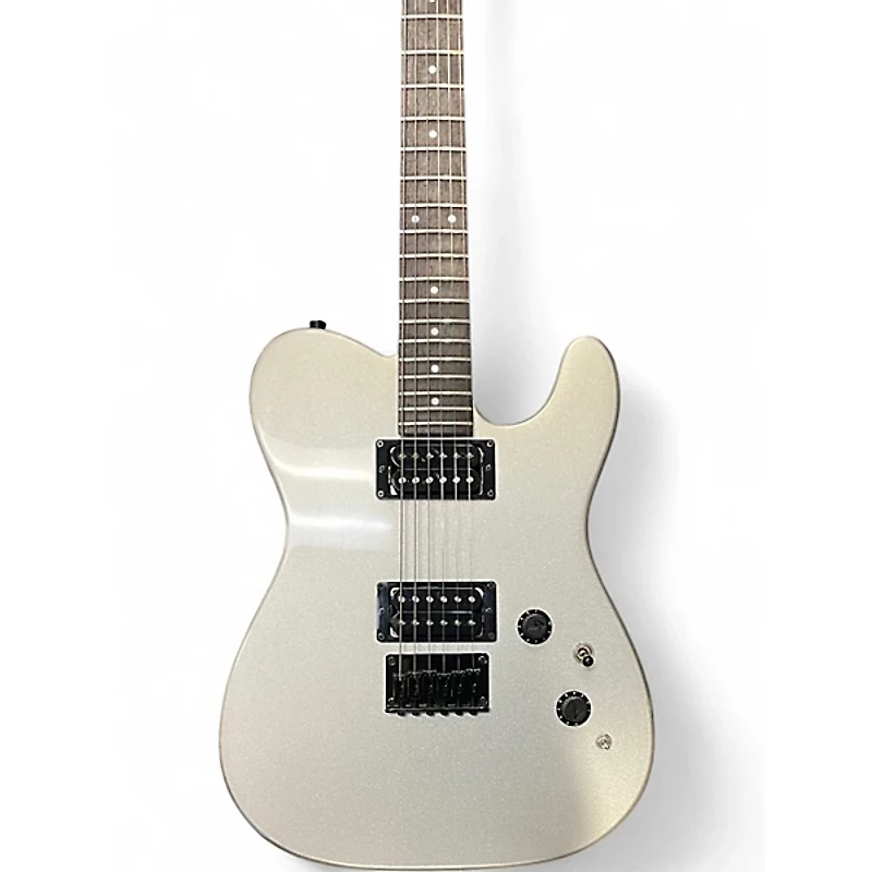 Used Fender Boxer Telecaster Metallic Silver Solid Body Electric Guitar