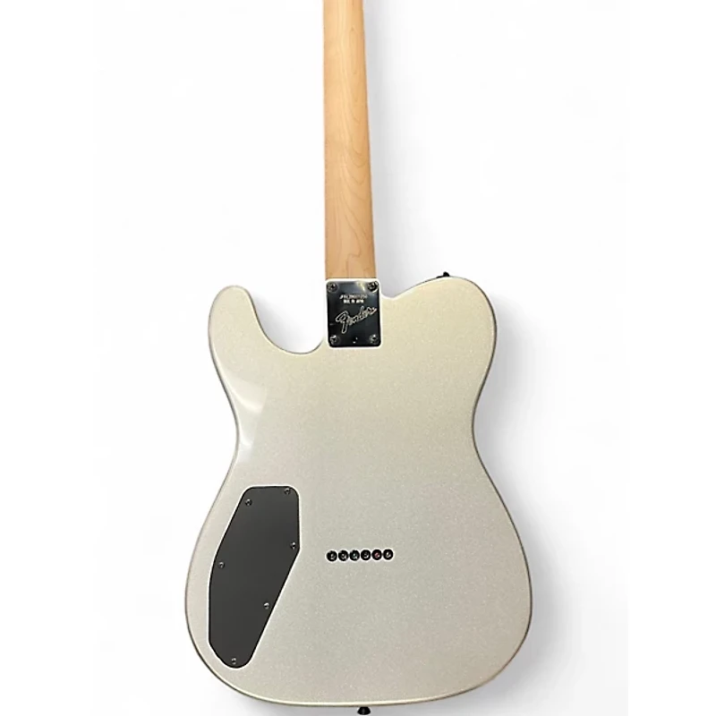 Used Fender Boxer Telecaster Metallic Silver Solid Body Electric Guitar