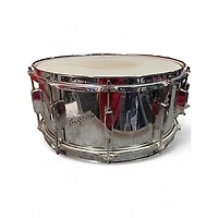 Used Rogers 14in Snare Silver Drum