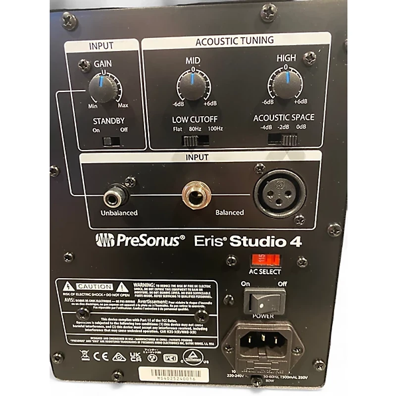 Used PreSonus Eris Studio 4 Powered Monitor