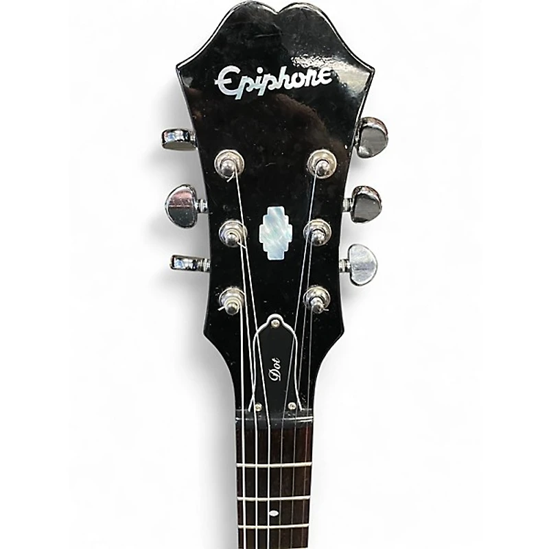 Used Epiphone Dot EB Black Hollow Body Electric Guitar