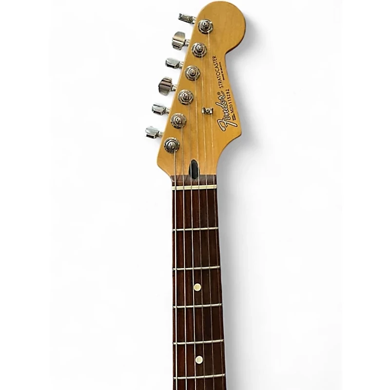 Used Fender STRATOCASTER BLACK Solid Body Electric Guitar