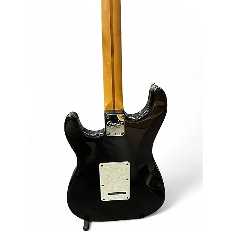 Used Fender STRATOCASTER BLACK Solid Body Electric Guitar