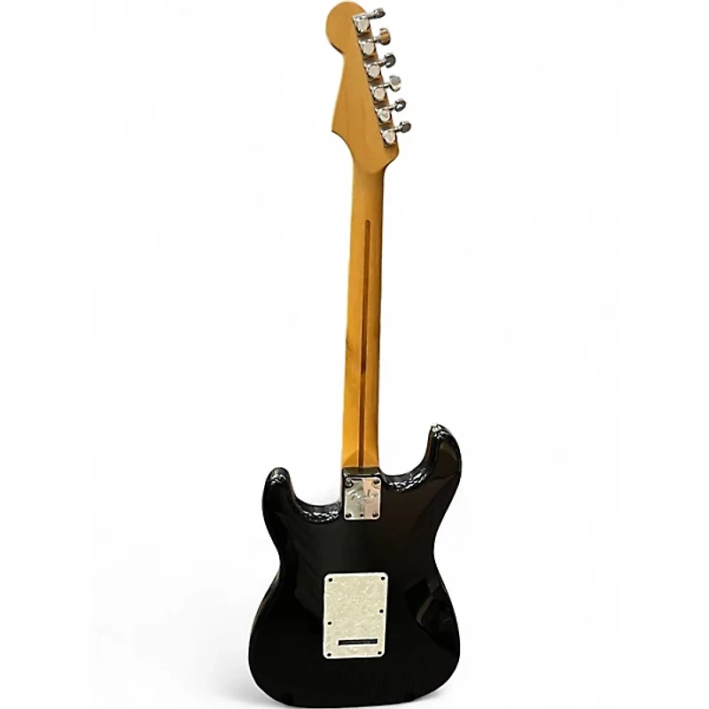 Used Fender STRATOCASTER BLACK Solid Body Electric Guitar