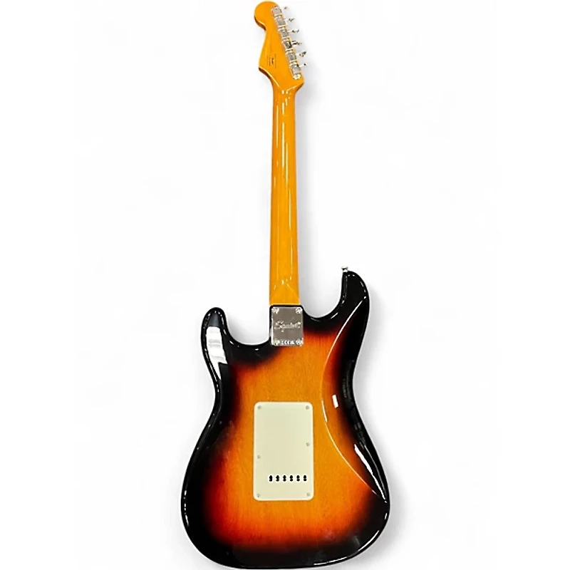 Used Squier Classic Vibe 1960S Stratocaster 3 Tone Sunburst Solid Body Electric Guitar