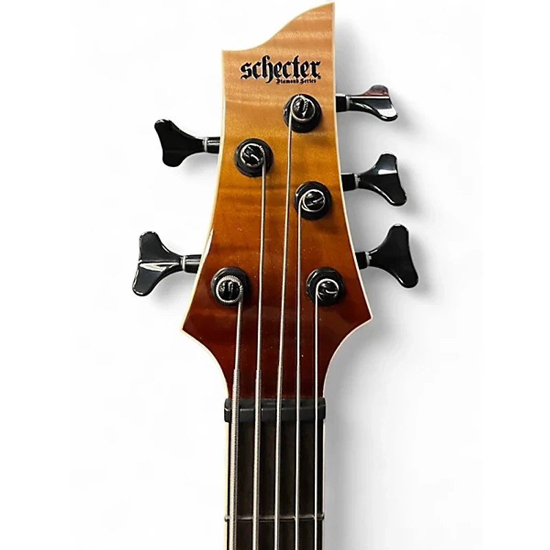 Used Schecter Guitar Research SLS ELITE 5 BLACK FADE Electric Bass Guitar