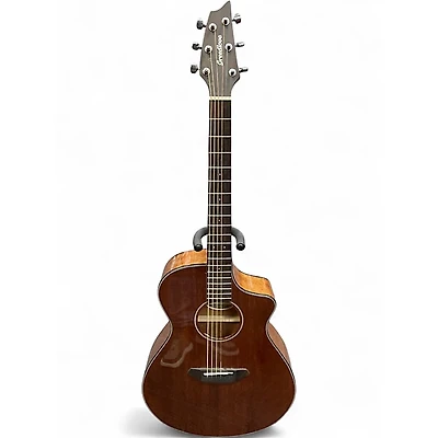 Used Breedlove Discovery Concert Cutaway Mahogany Acoustic Electric Guitar