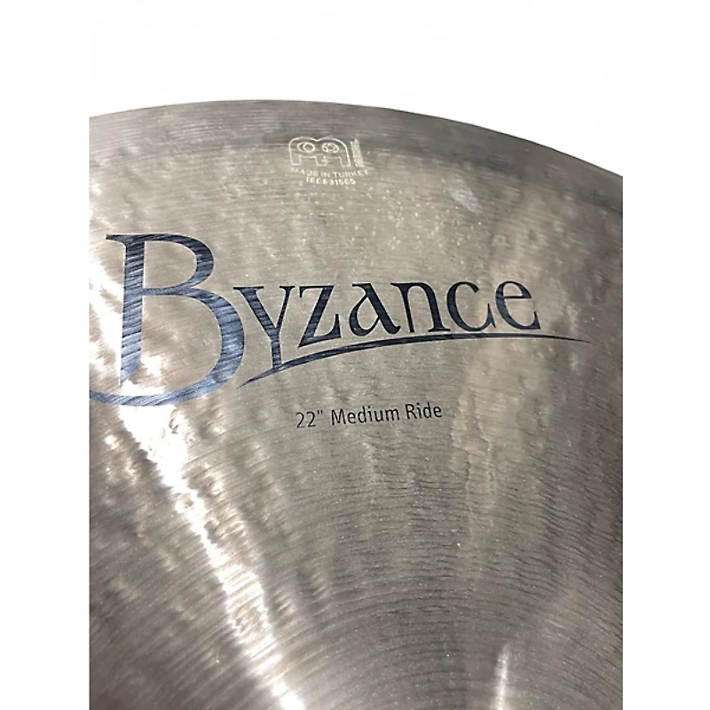 Used MEINL 22in Byzance Medium Ride Cymbal