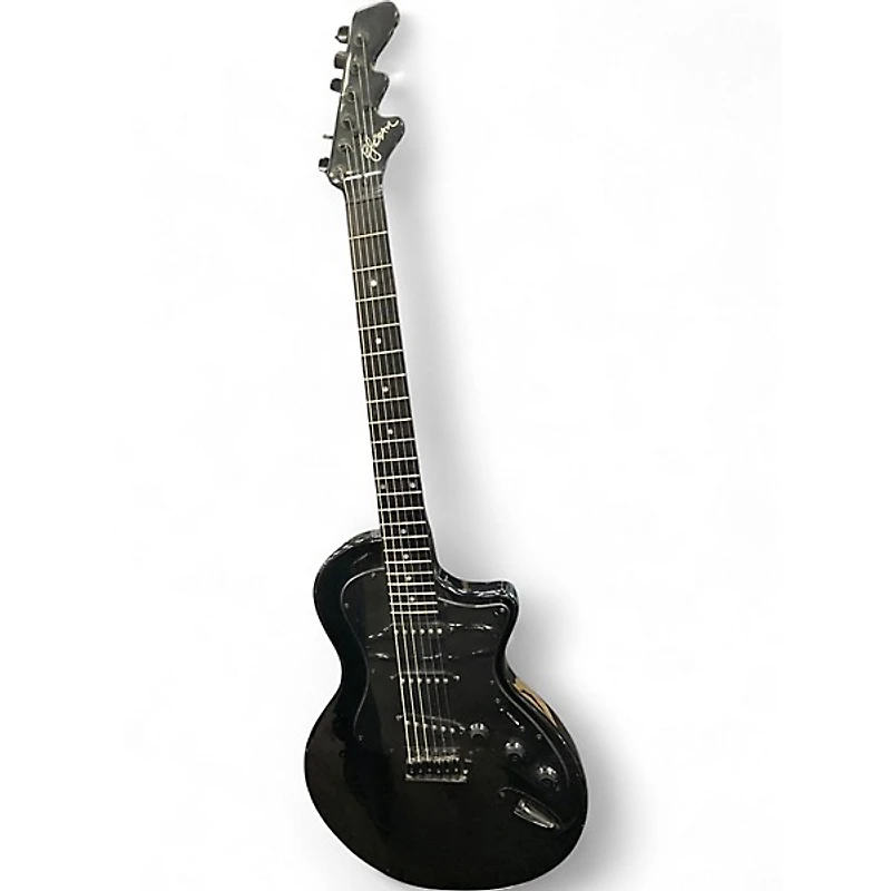Used Esteban MIDNIGHT LEGACY Black Solid Body Electric Guitar