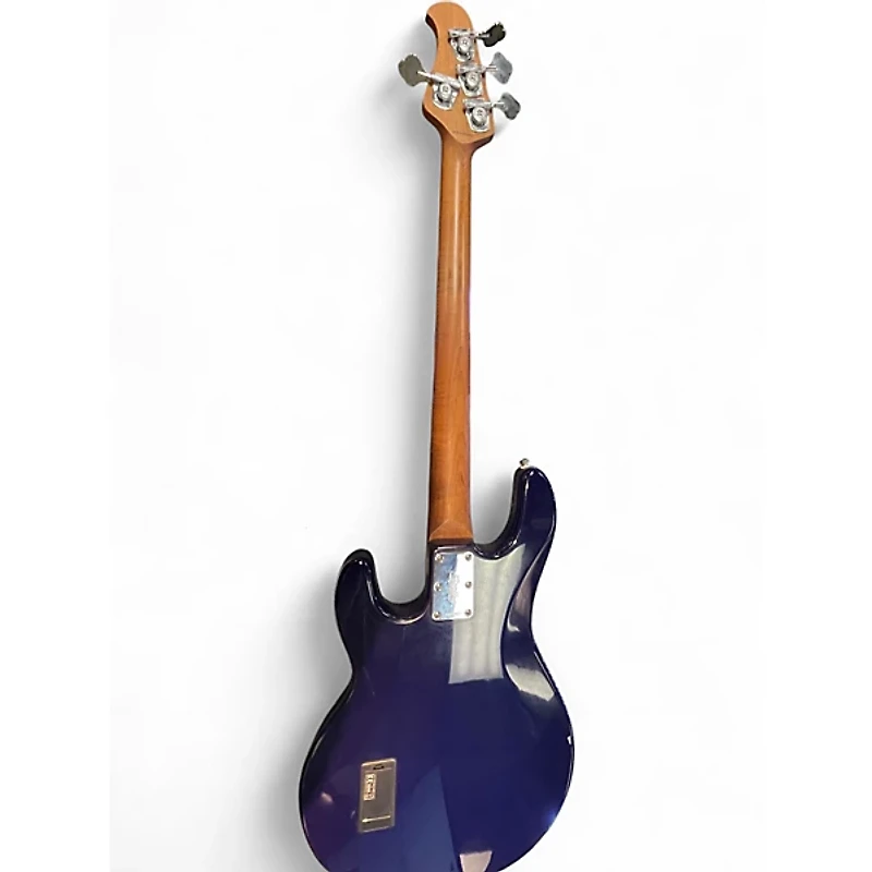 Used Sterling by Music Man Ray34 Blue Electric Bass Guitar