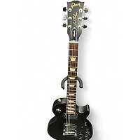 Used Gibson 1960S Tribute Les Paul Studio Black Solid Body Electric Guitar